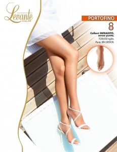 Hauchzarte und ultratransparente Sommerstrumpfhose in feinmaschiger Seidenmatt-Optik. Ohne Fusspitze (toeless).