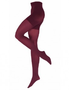 Anatomisch eingearbeitete Zonen statten das Höschenteil dieser Strumpfhose mit effektiv figurformender Wirkung aus: Bauch, Beine und Po werden sanft und vorteilhaft geformt. Im Farbton "WEINROT"
